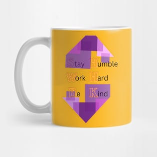 Work hard, Be Kind - Quote clothes Mug